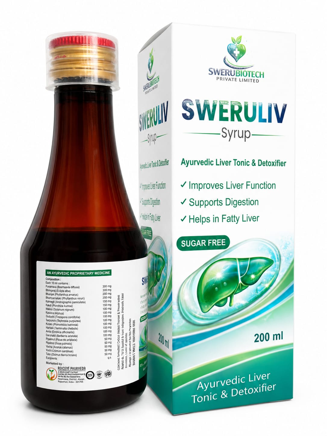 SWERULIV Ayurvedic Liver Tonic & Detoxifier